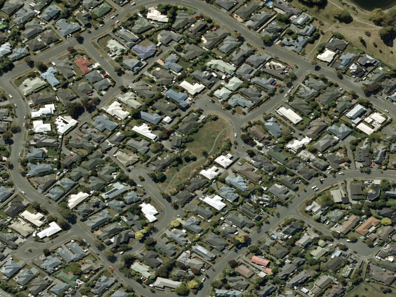 aerial view of Vanderbilt Reserve and the ground around it