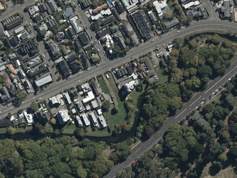 aerial view of Carlton Mill Riverbank and the ground around it