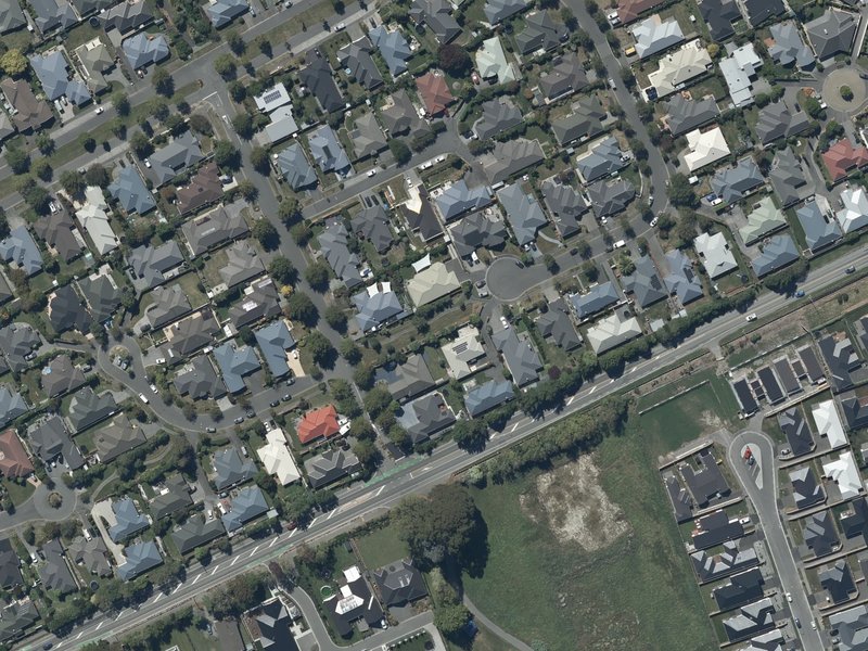 aerial view of Sparks Walkway and the ground around it