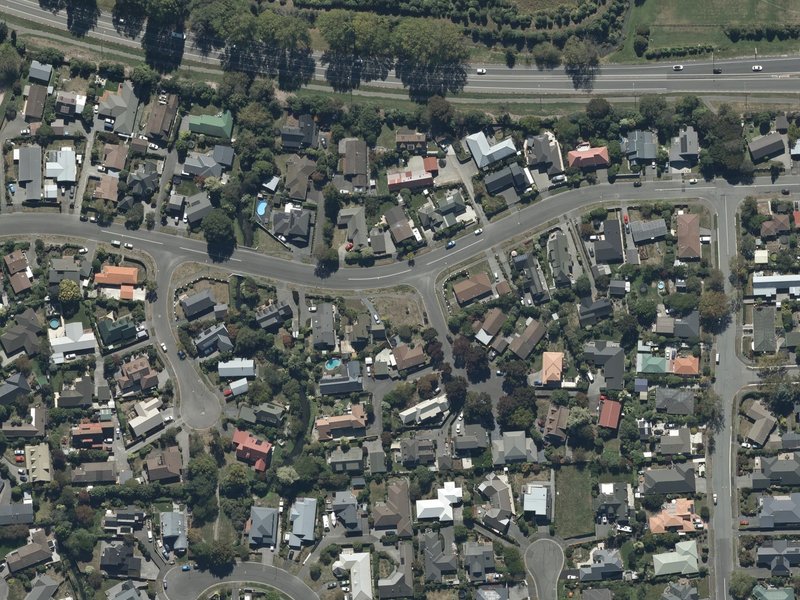 aerial view of Wichita Reserve and the ground around it
