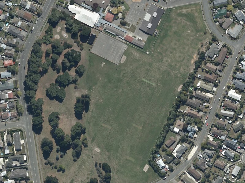 aerial view of Queenspark Reserve and the ground around it