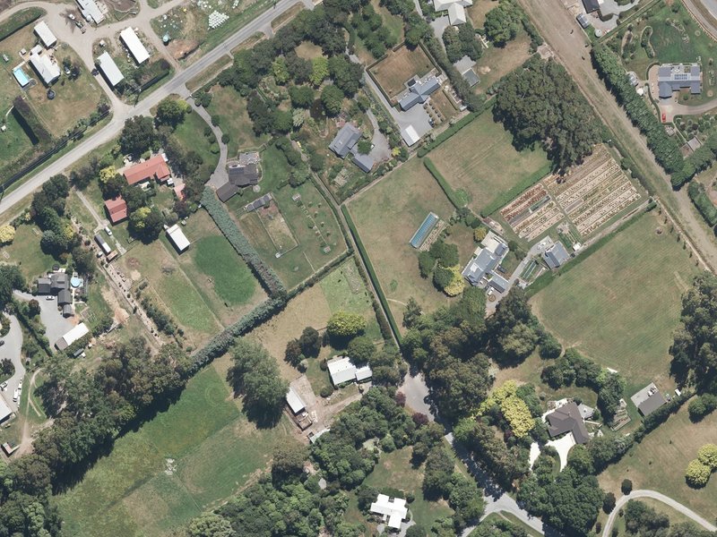 aerial view of Keetly Pl Accessway and the ground around it