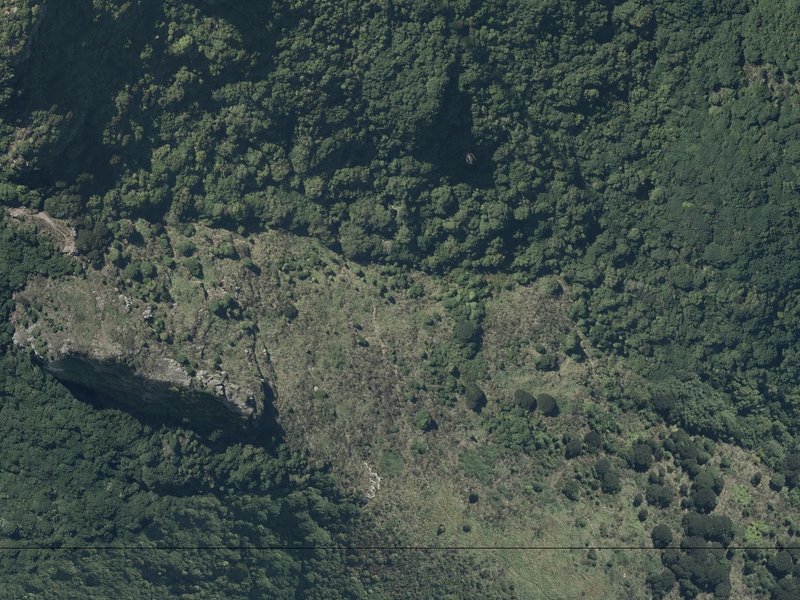 aerial view of Sugarloaf Reserve and the ground around it