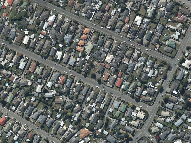 aerial view of Fern Reserve and the ground around it