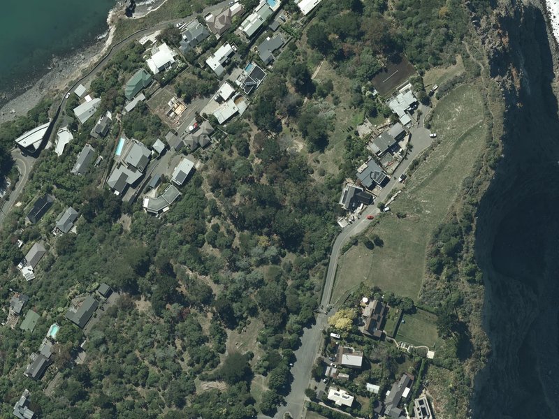 aerial view of Nicholson Park and the ground around it