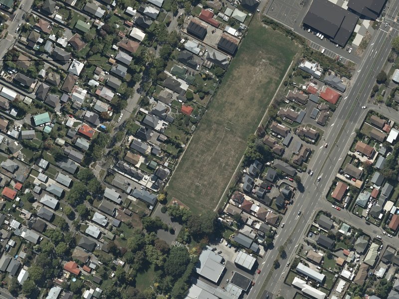 aerial view of Edmonds Park and the ground around it