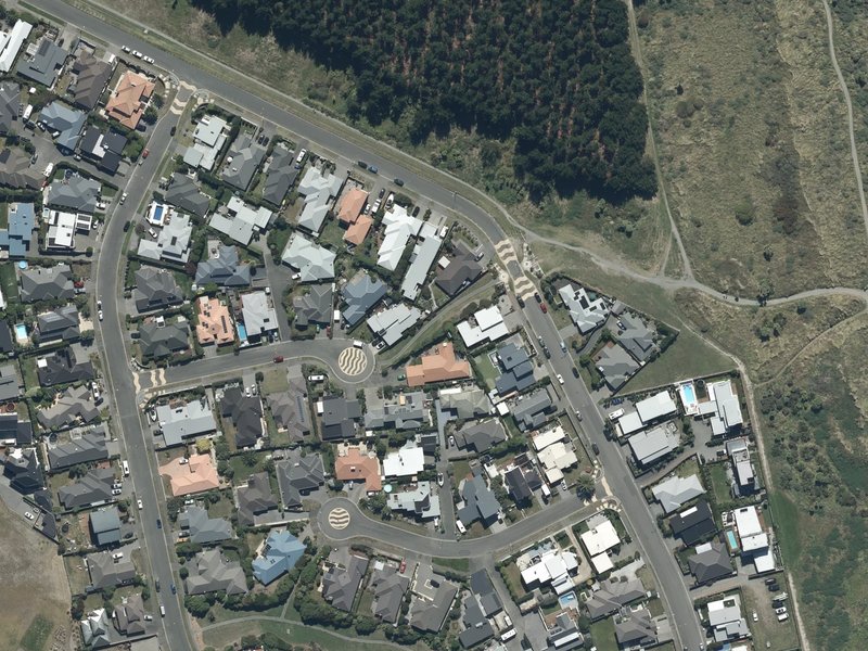 aerial view of Sandpiper Reserve and the ground around it
