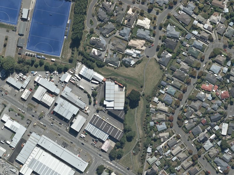 aerial view of Wairakei Reserve and the ground around it