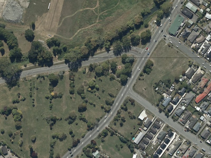 aerial view of Bickerton Reserve and the ground around it