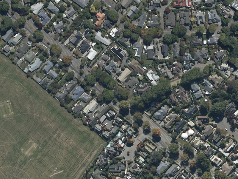 aerial view of Memorial Avenue Reserves and the ground around it