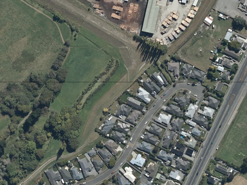 aerial view of Darroch Reserve and the ground around it