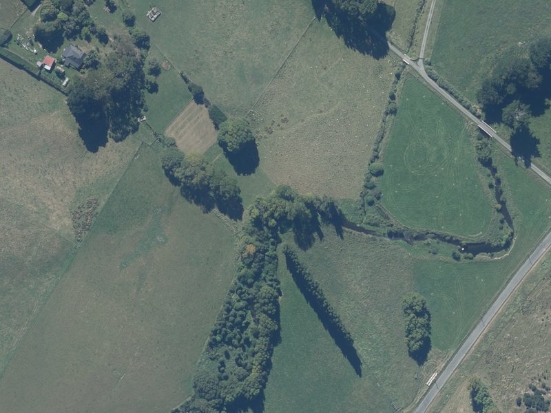 aerial view of Kaituna Valley Streamside and the ground around it