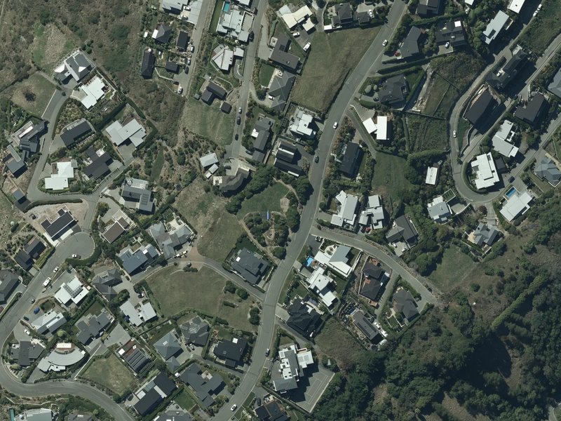 aerial view of Glenstrae Reserve and the ground around it