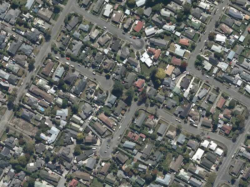 aerial view of Pasadena Reserve and the ground around it