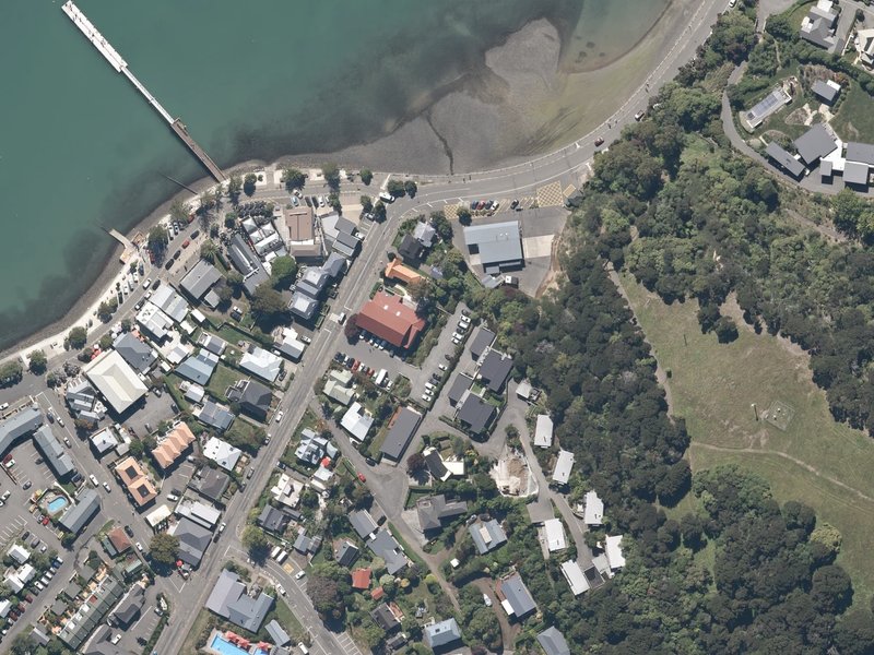 aerial view of Walnut Place Reserve and the ground around it