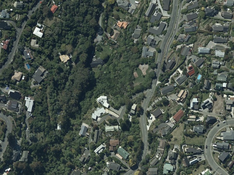 aerial view of Soleares Playground and the ground around it