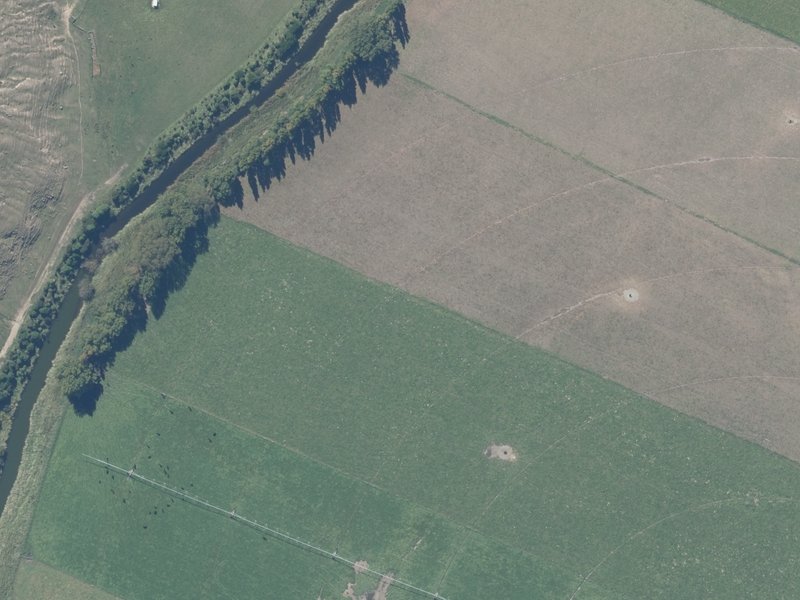 aerial view of Kaituna River Esplanade and the ground around it