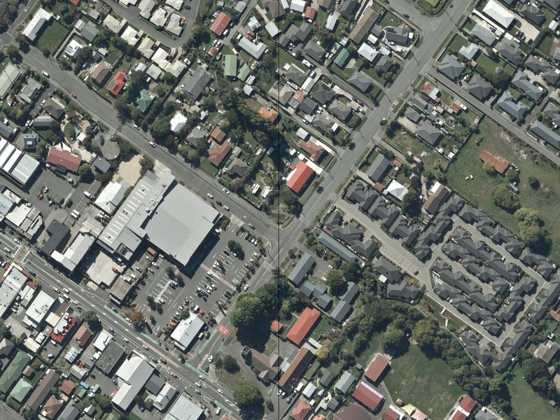 aerial view of Glenroy Reserve and the ground around it