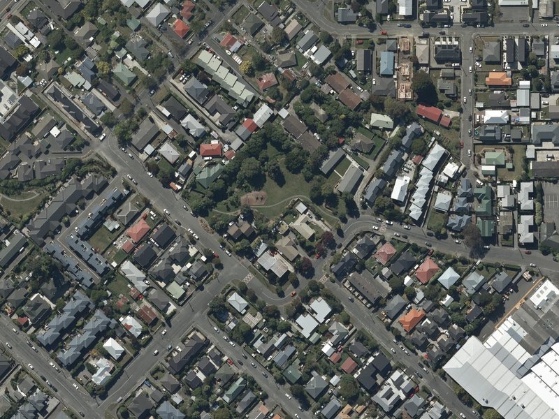 aerial view of Cameron Reserve and the ground around it