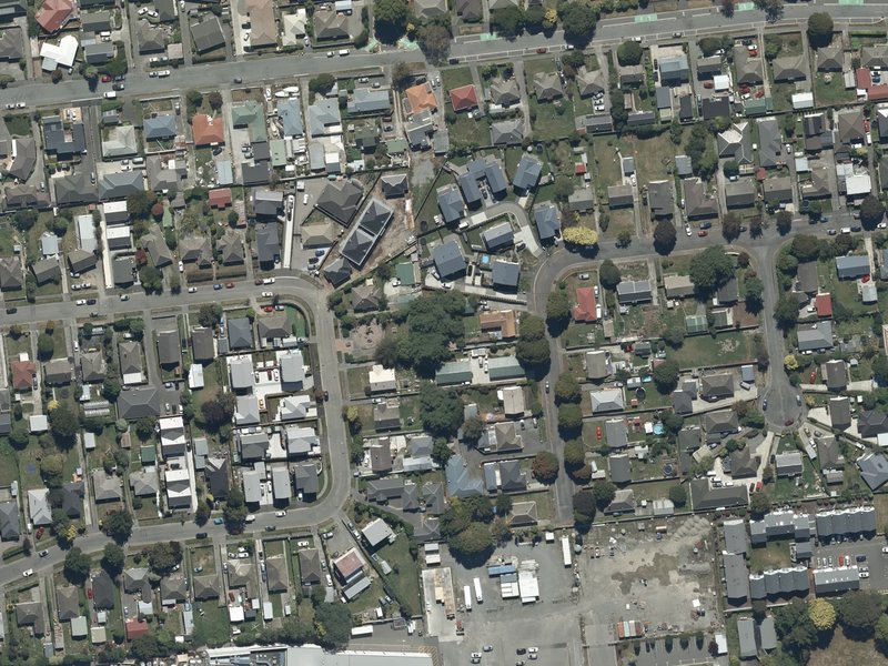 aerial view of Hillary Reserve and the ground around it