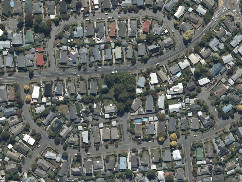 aerial view of Bullock Reserve and the ground around it