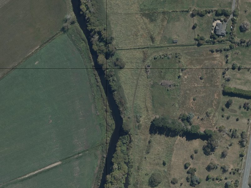 aerial view of Lower Styx River Conservation Reserve and the ground around it