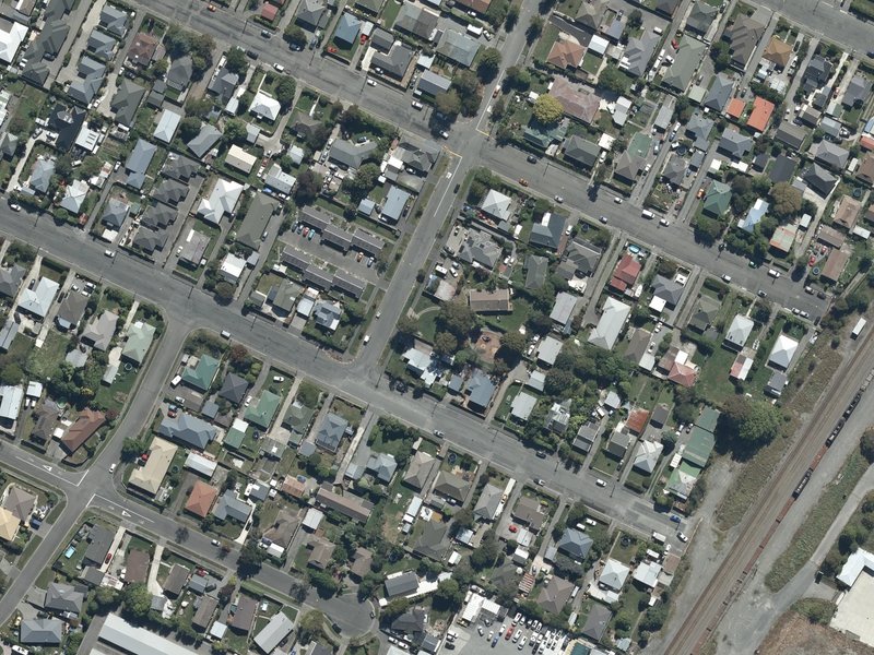 aerial view of Tyrone Reserve and the ground around it