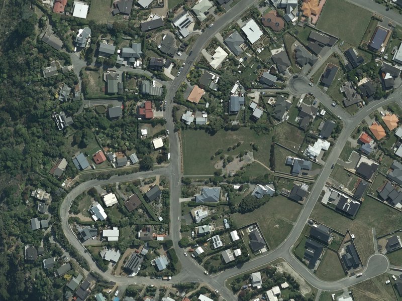 aerial view of James Drive Reserve and the ground around it