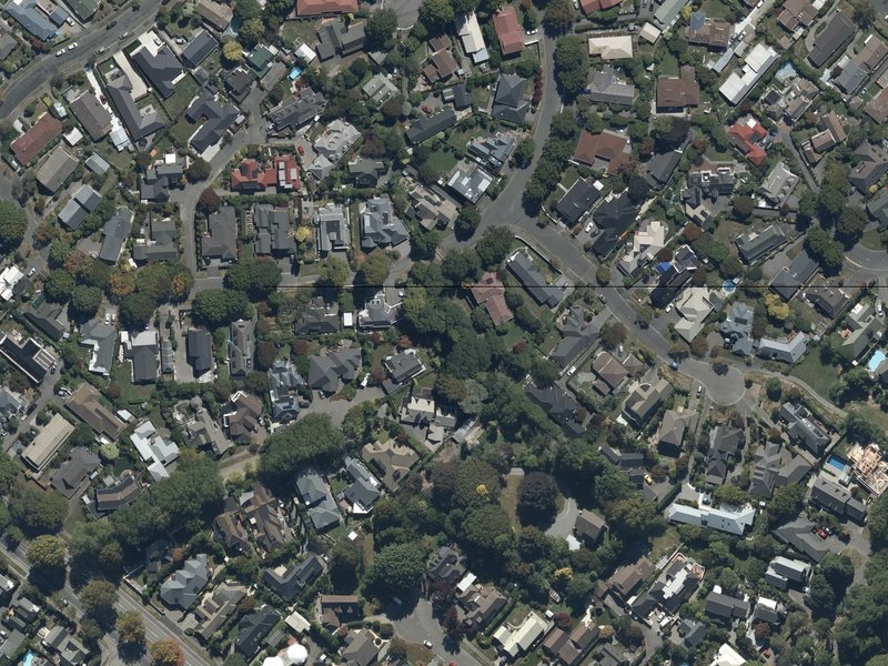 aerial view of Witbrock Reserve and the ground around it
