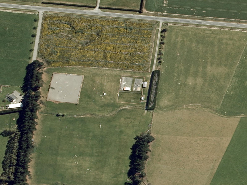 aerial view of Carleton Domain and the ground around it