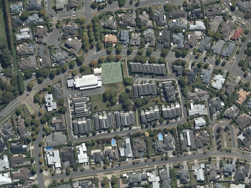 aerial view of Styx Mill Country Club Reserve and the ground around it