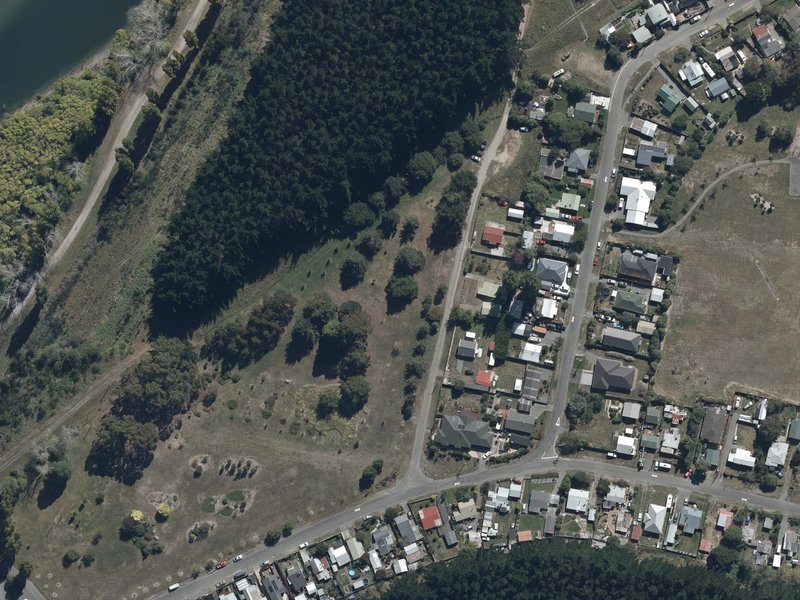 aerial view of Riverlea Estates Reserve and the ground around it