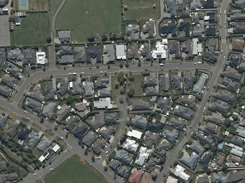 aerial view of Teagarden Reserve and the ground around it