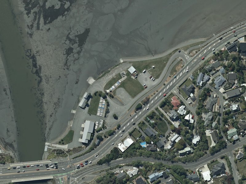 aerial view of Scott Park Ferrymead and the ground around it