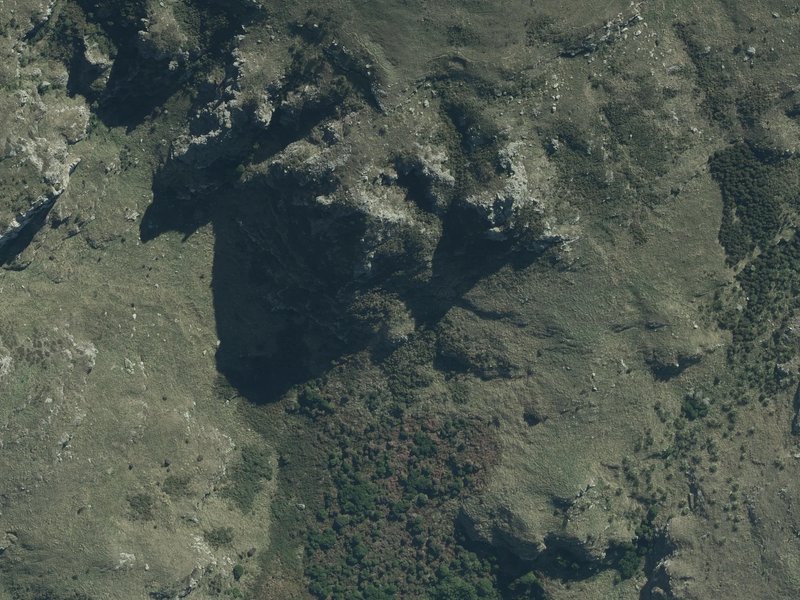 aerial view of Scarborough Hill Reserve and the ground around it