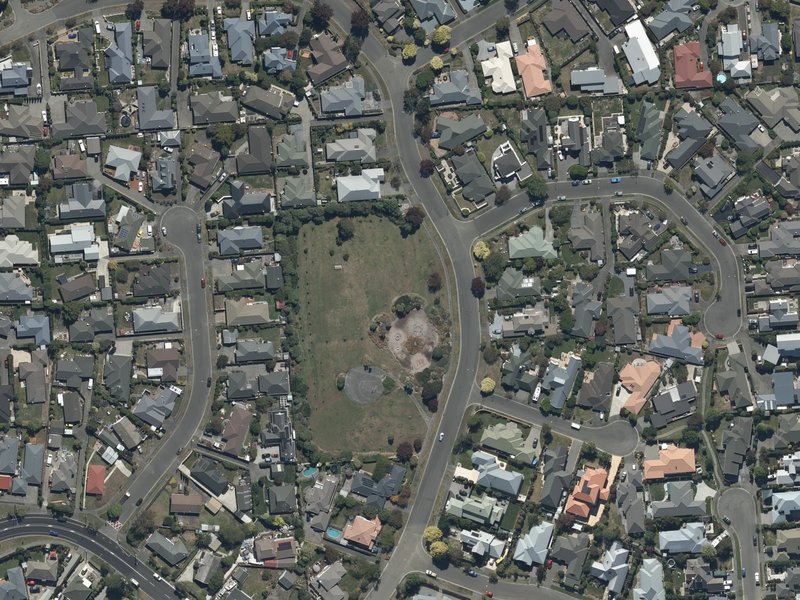 aerial view of Fairway Reserve and the ground around it