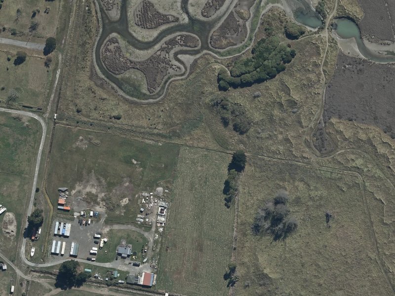 aerial view of Seafield Park and the ground around it