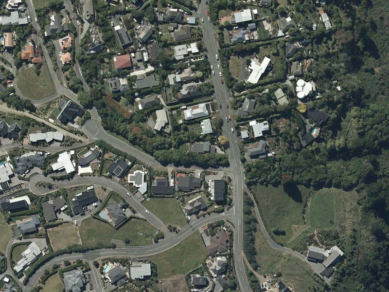 aerial view of Vista Reserve and the ground around it