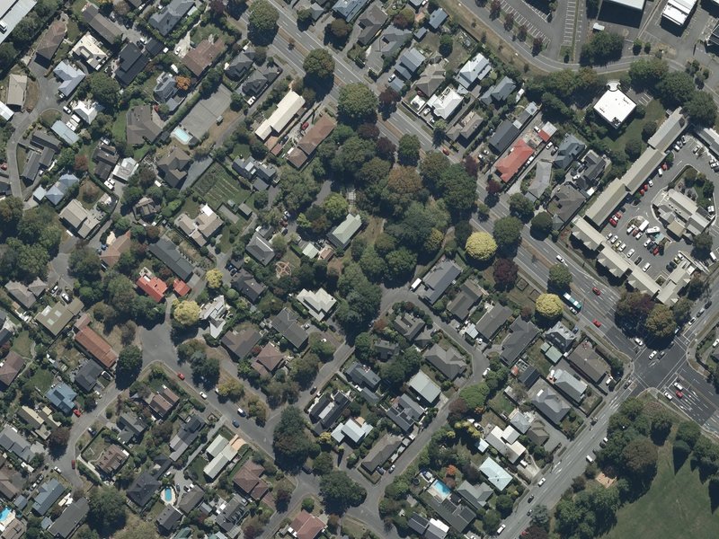 aerial view of Avice Hill Reserve and the ground around it