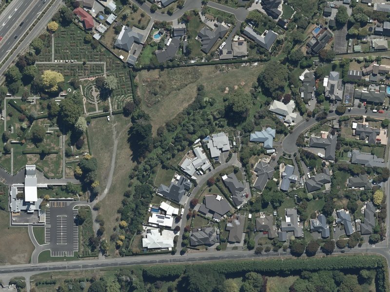 aerial view of Smacks Creek Esplanade Reserve and the ground around it