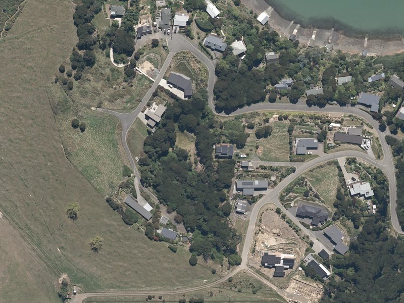 aerial view of Kotare Reserve and the ground around it