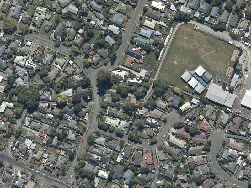 aerial view of Pinehurst Reserve and the ground around it