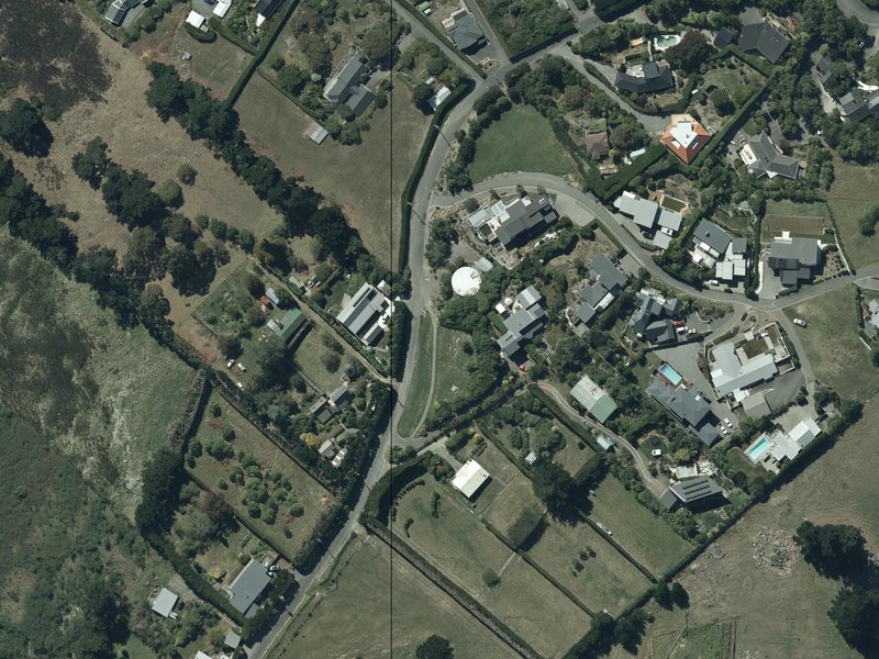 aerial view of Morten Settlement Reserve and the ground around it