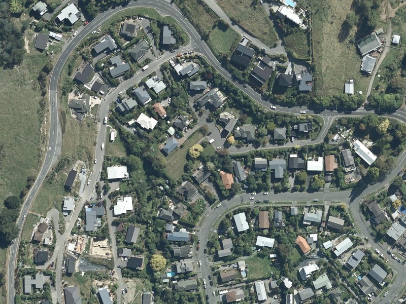 aerial view of Police Reserve and the ground around it