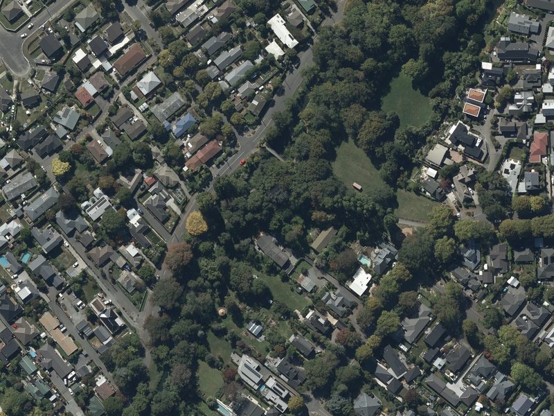 aerial view of Ernle Clark Reserve and the ground around it