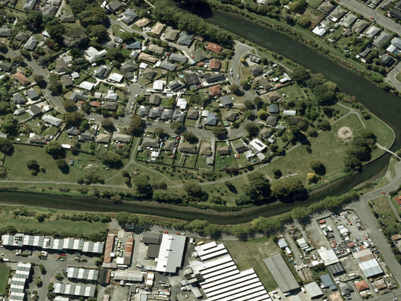 aerial view of Radley Park and the ground around it
