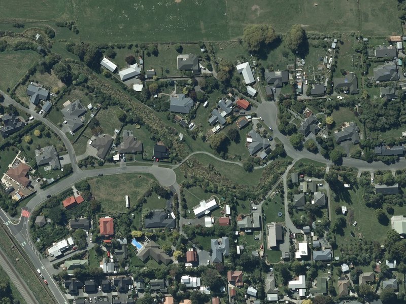 aerial view of Cooks Reserve and the ground around it
