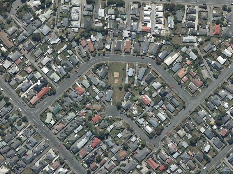 aerial view of Bermuda Reserve and the ground around it