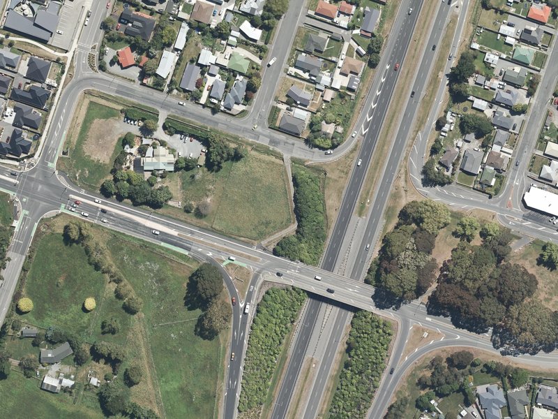 aerial view of Cosgrove Road Accessway and the ground around it