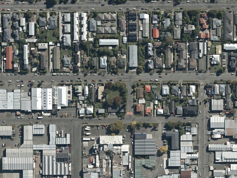 aerial view of Raglan Reserve and the ground around it